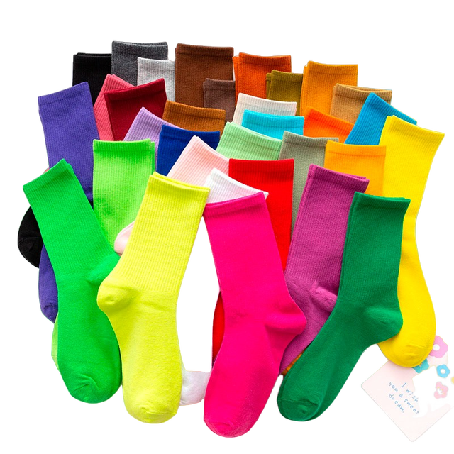 PACK 3: Colorful Socks (Free Size)